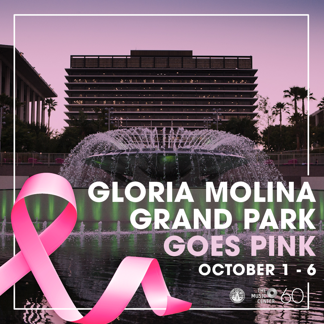 GLORIA MOLINA GRAND PARK GOES PINK TO SUPPORT BREAST CANCER AWARENESS MONTH WITH FREE onsite MAMMOGRAMS, HEALTH RESOURCE FAIR AND DRONE SHOW